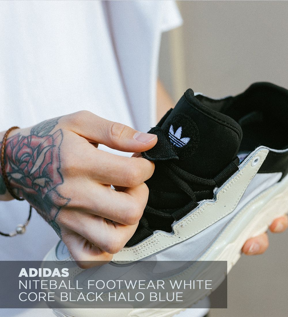 Adidas Niteball Footwear White Core Black Halo Blue
