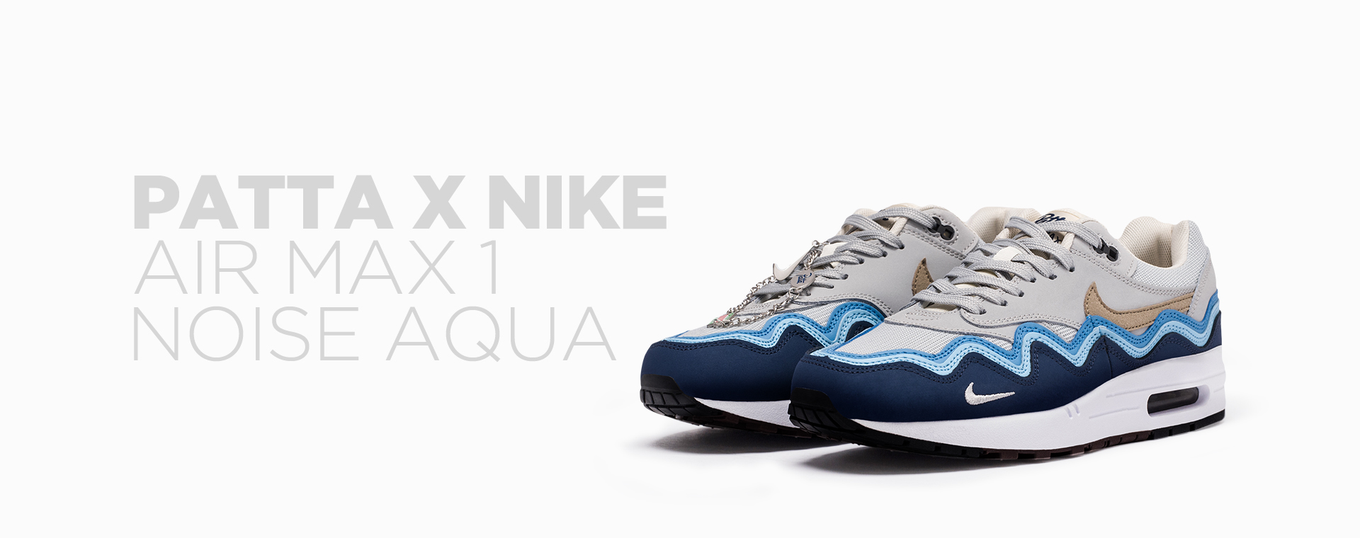 Nike x Patta Air Max 1 Noise Aqua