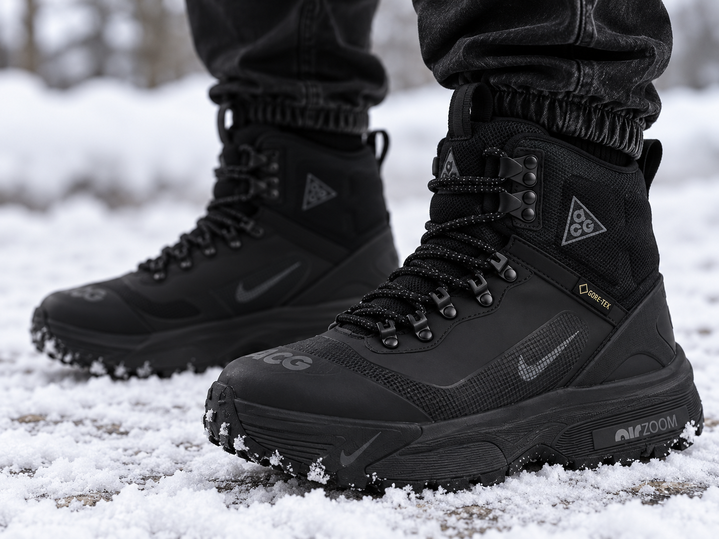 Nike ACG Air Zoom Gaiadome Gore-Tex — на ноге